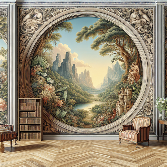 papier peint trompe l oeil 4 murs