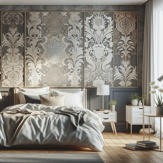 papier peint chambre leroy merlin