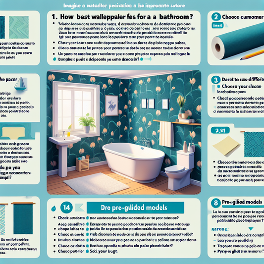 leroy merlin papier peint salle de bain