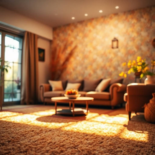 Conseils déco faciles : comment associer papier peint design et tapis lavables