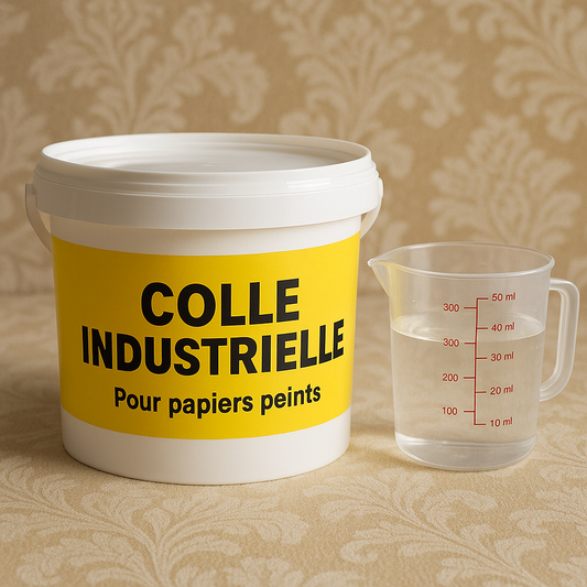 combien d'eau pour 50 g de colle papier peint ?