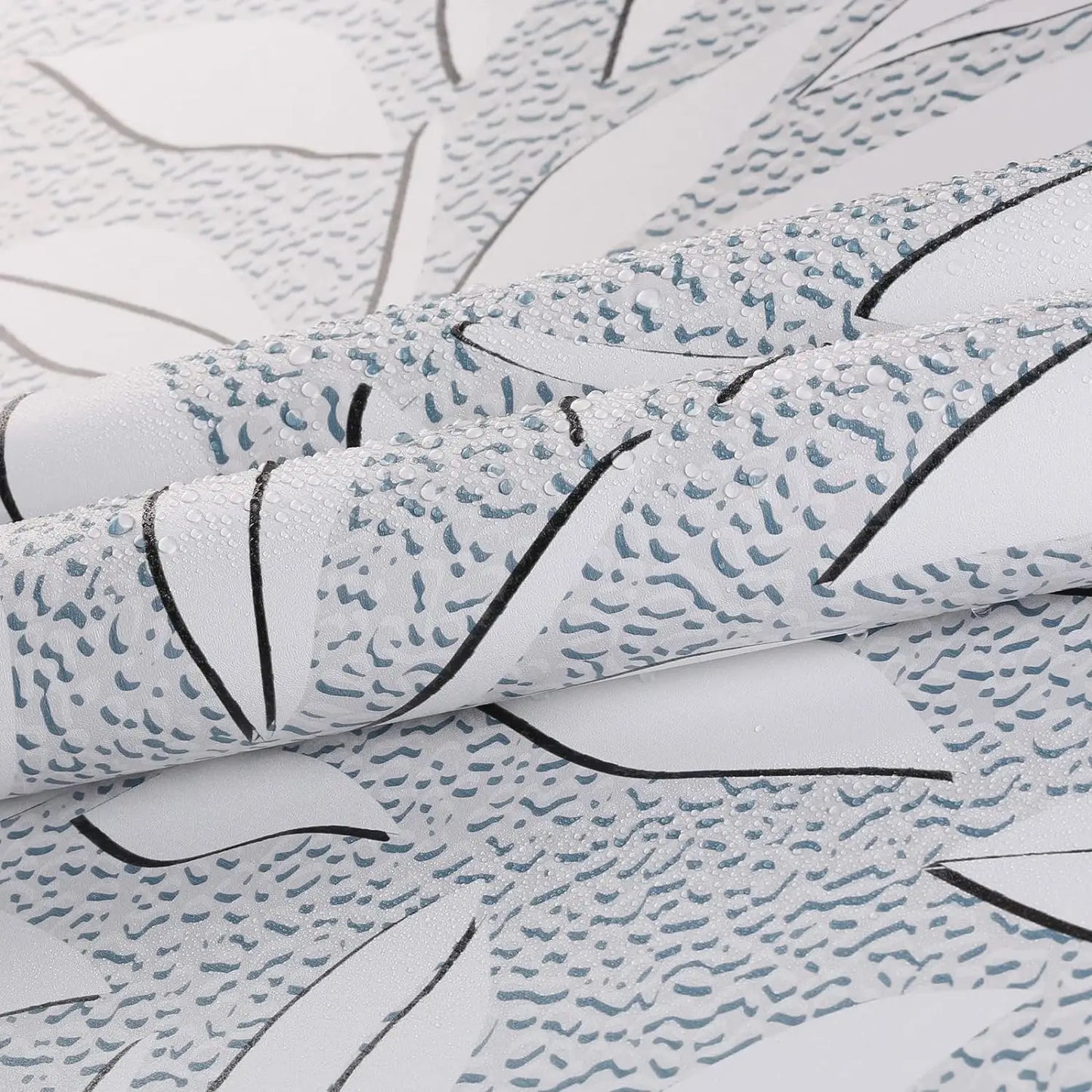 papier peint feuillage chambre