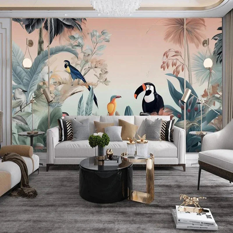 papier peint panoramique jungle