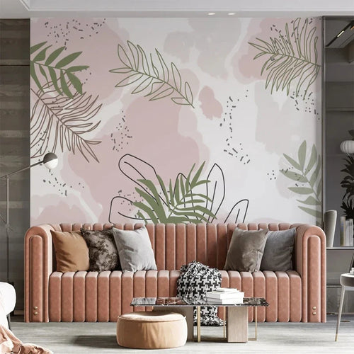 papier peint plante - 1M²