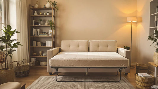 Canapé Convertible Convertible Center : velours &amp; confort