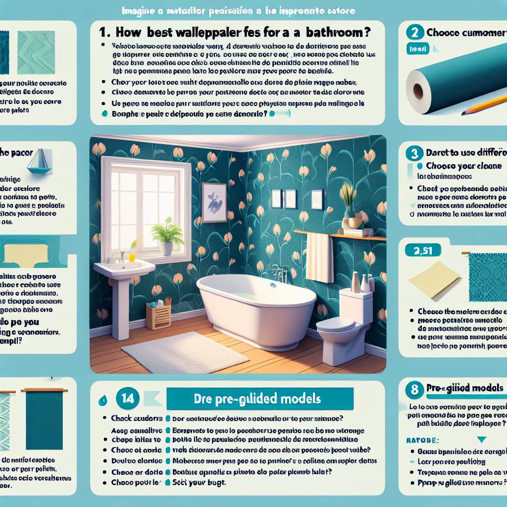 leroy merlin papier peint salle de bain