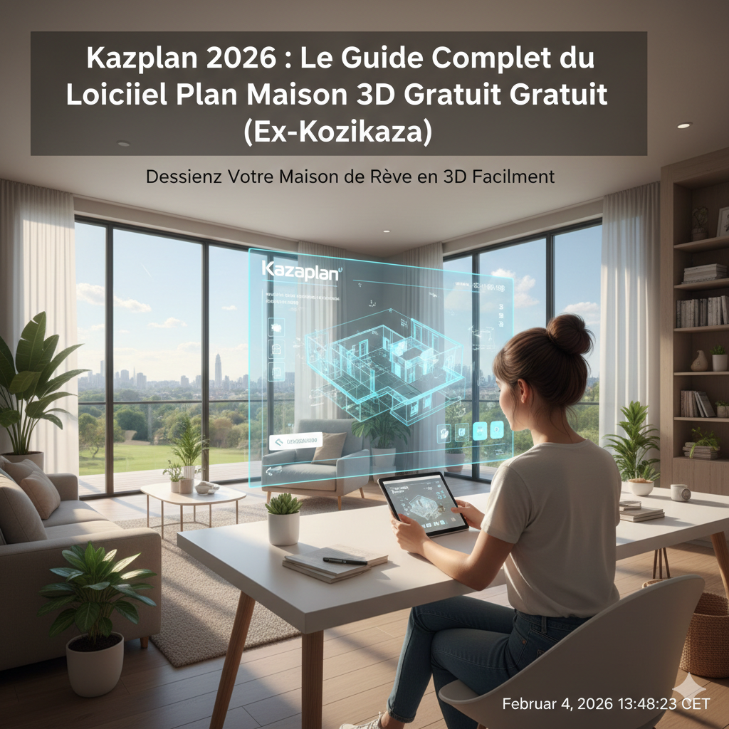 Kazaplan 2026 : Le Guide Complet du Logiciel Plan Maison 3D Gratuit (Ex-Kozikaza)
