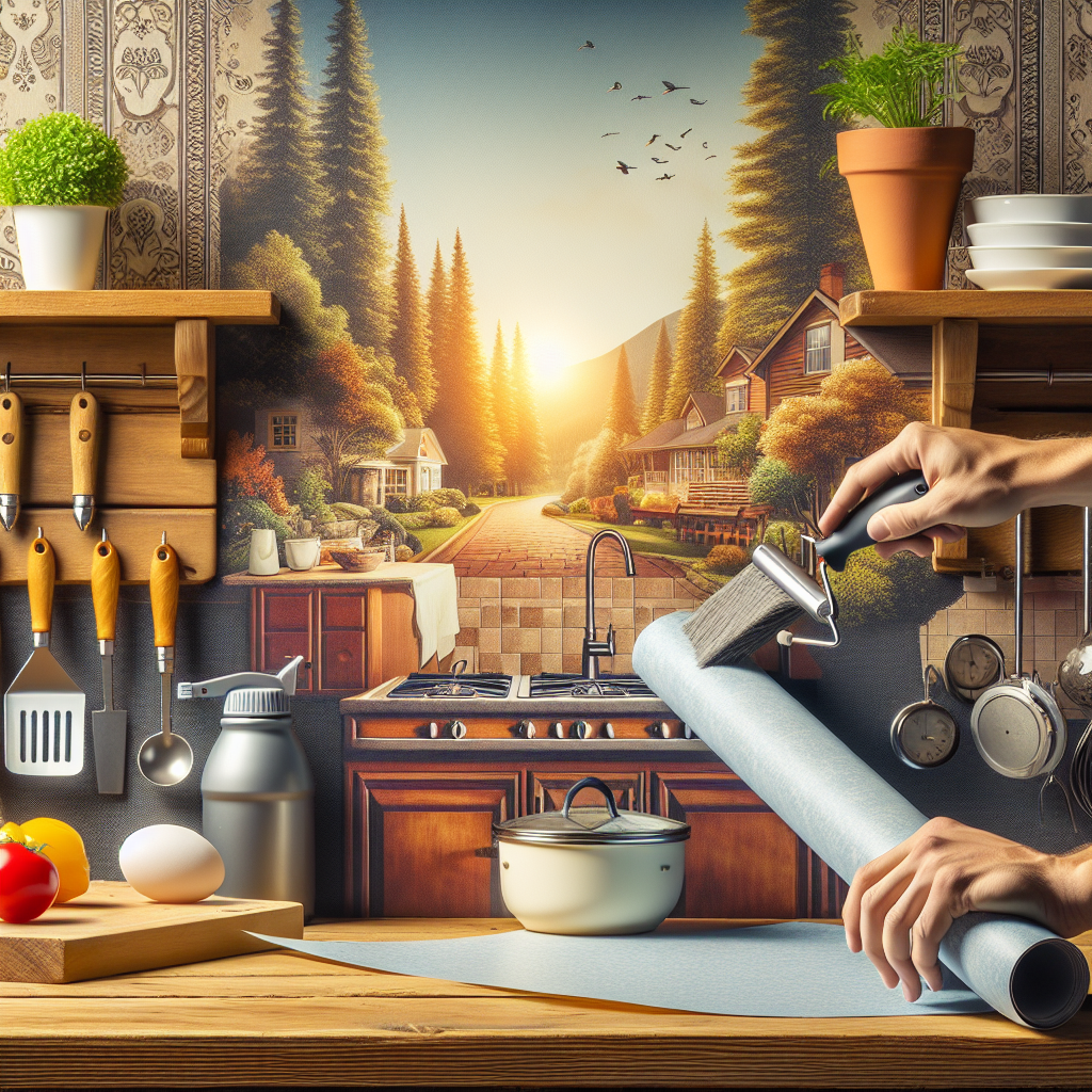 papier peint leroy merlin pour cuisine