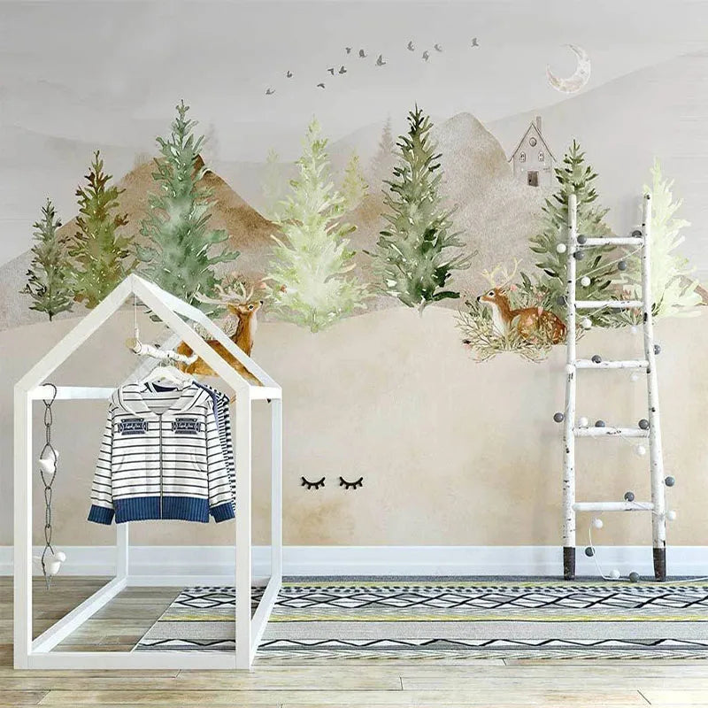 papier peint animaux forêt