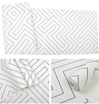 papier peint asymétrique - 53cmX10M