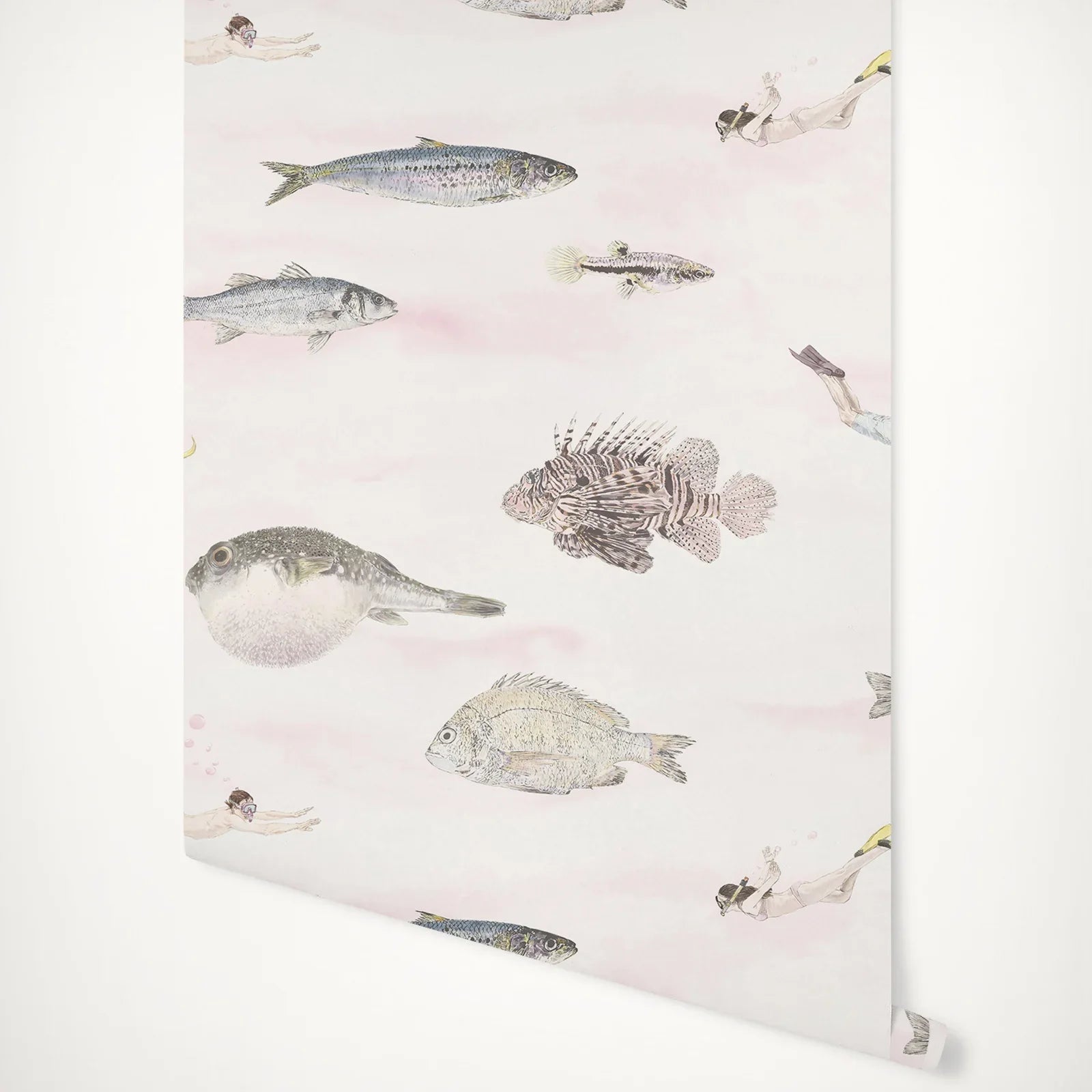 papier peint avec des poissons