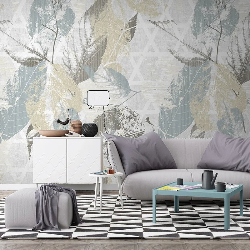 papier peint feuillage tropical