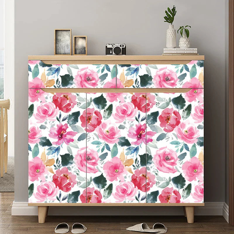 papier peint fleuri - 45cmx300cm