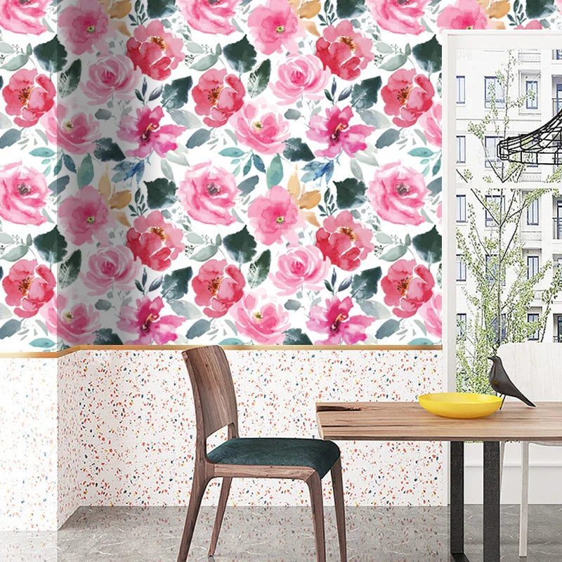 papier peint fleuri - 45cmx300cm