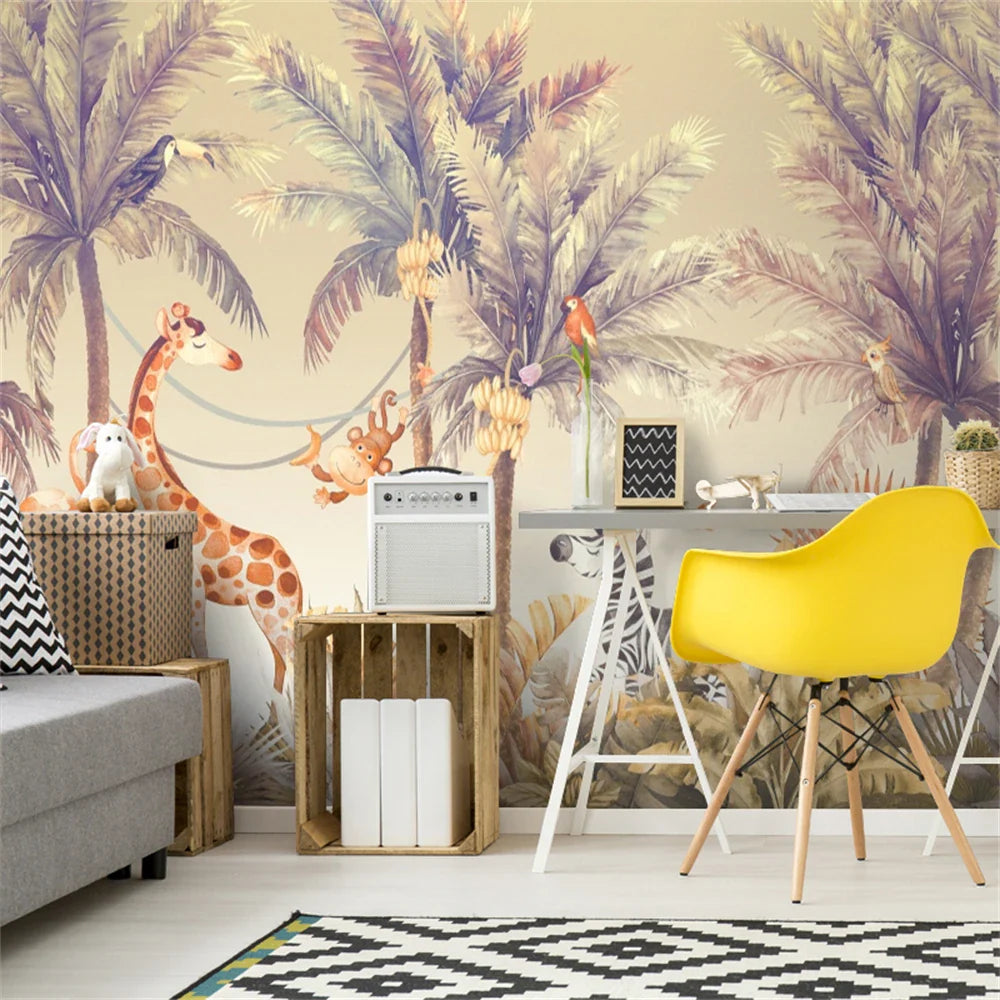 papier peint motif jungle - 1M²