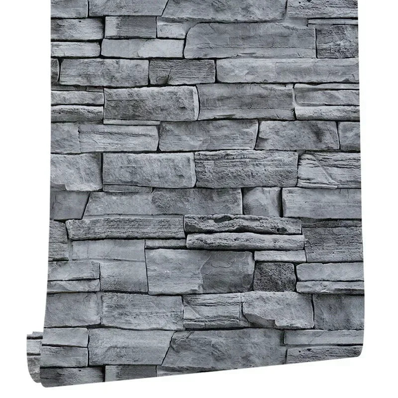 papier peint mur en brique - 0.45x6m