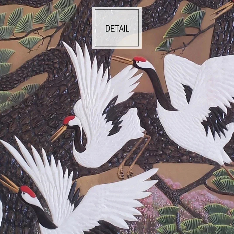 papier peint oiseaux japonais