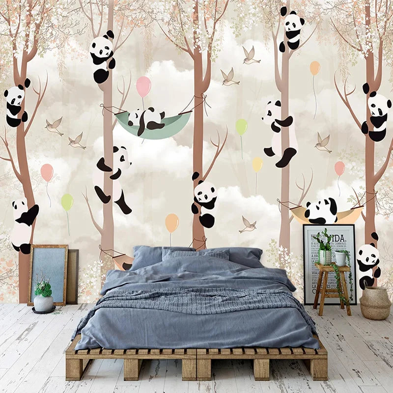 papier peint panda