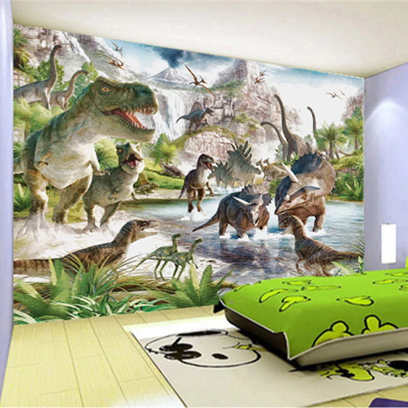 papier peint panoramique dinosaure - 1M²