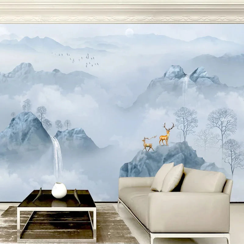 tapisserie paysage mural - 1M²