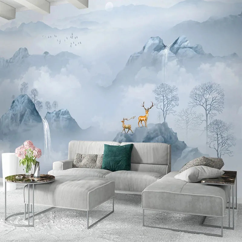 tapisserie paysage mural - 1M²