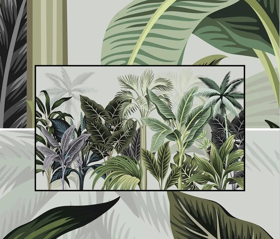 tropical papier peint jungle - 1 ㎡